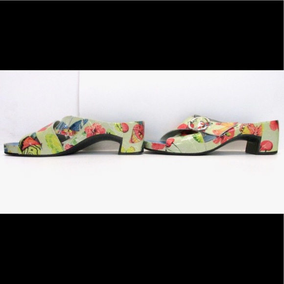 Helle Comfort By Romu’s Floral Sandals Size 6 - Picture 4 of 8